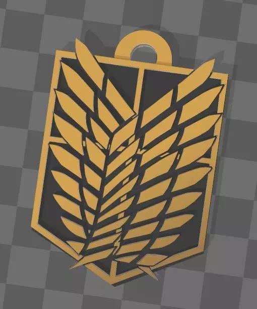 ATTACK ON TITAN SHINGEKI NO KYOJIN LLAVERO