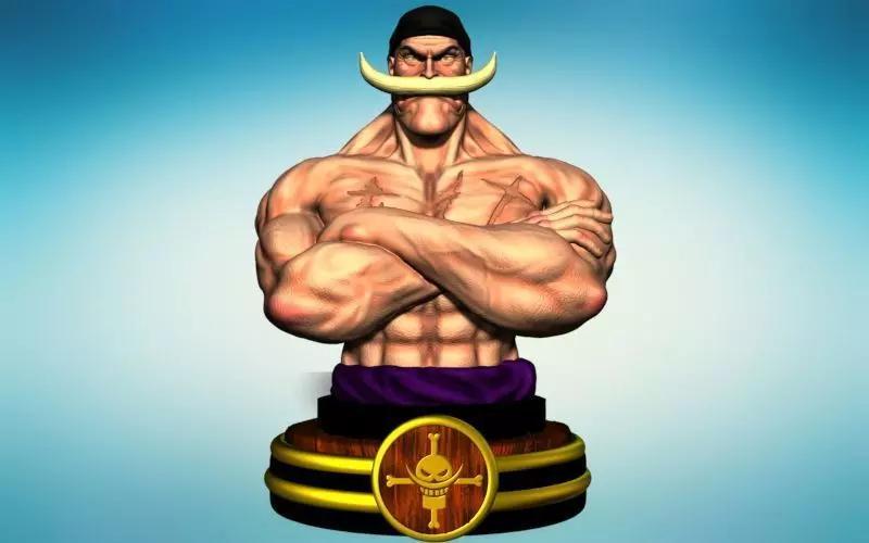 BARBABLANCA WHITE BEARD SHIROHIGE EDWARD NEWGATE BUST ONE PIECE