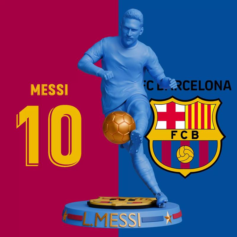 Lionel Messi 3D Printable Figure FC Barcelona Legend