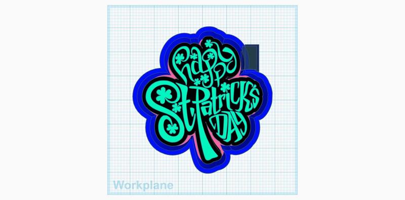 Clover Happy St Patricks Day