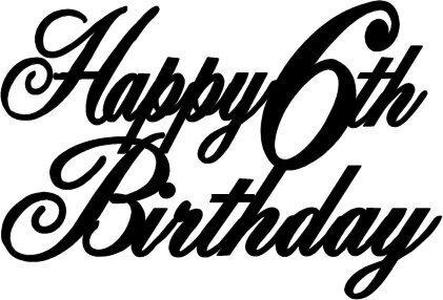 Happy Birthday Cake Topper