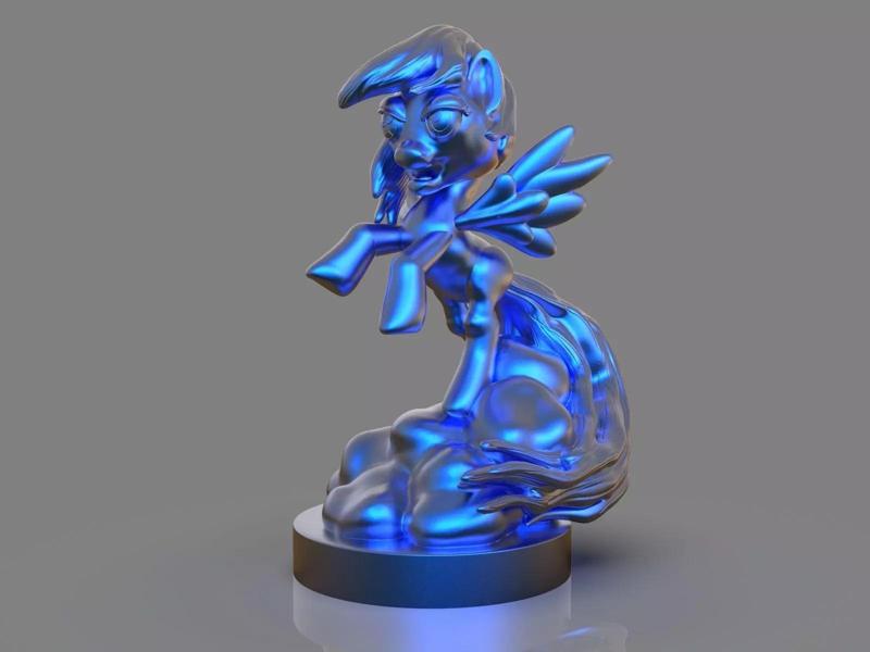 My Little Pony Rainbow Dash Sculpture