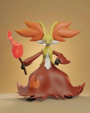 Pokemon - Delphox