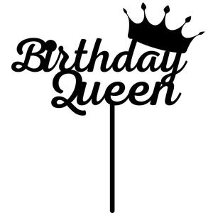 Birthday Queen Cake Topper
