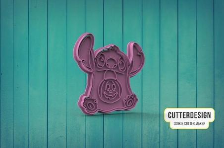Stitch Ghost Halloween Cookie Cutter