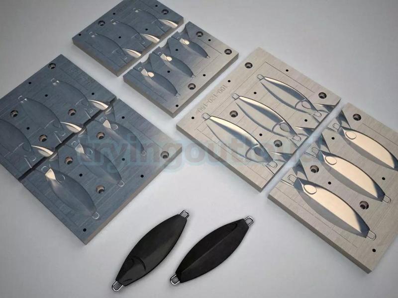 20-150 GR  SlowRocker Likeness Metal JIg Mold Packs