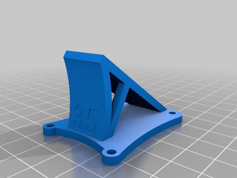 BullShark180 v2 Foxeer/Mobius Tilt Mounts * 35-45 degree