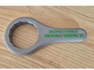 Scenic 4 oil filter wrench