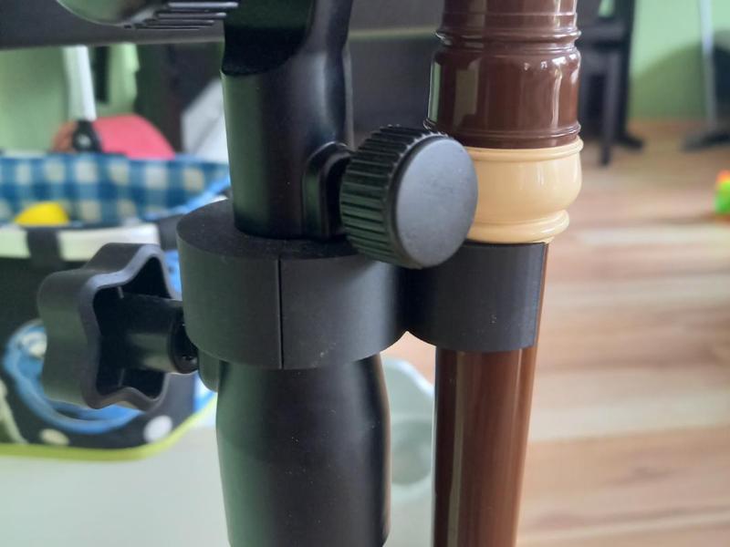 Flute holder for music stand 22.6mm diameter