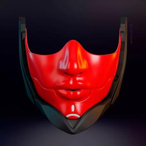 Cyberpunk Half-Face Mask