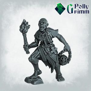 Profaned Temple. Insane monk