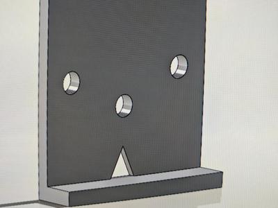 template hinge mounting device, drilling