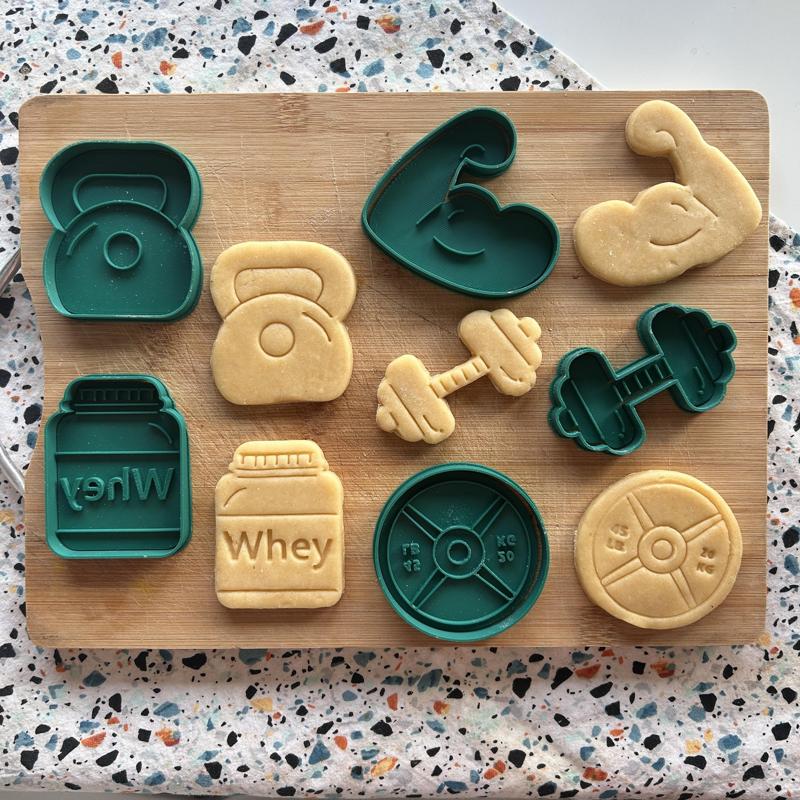Gym cookie cutter set