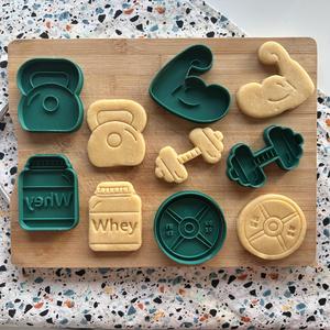 Gym cookie cutter set