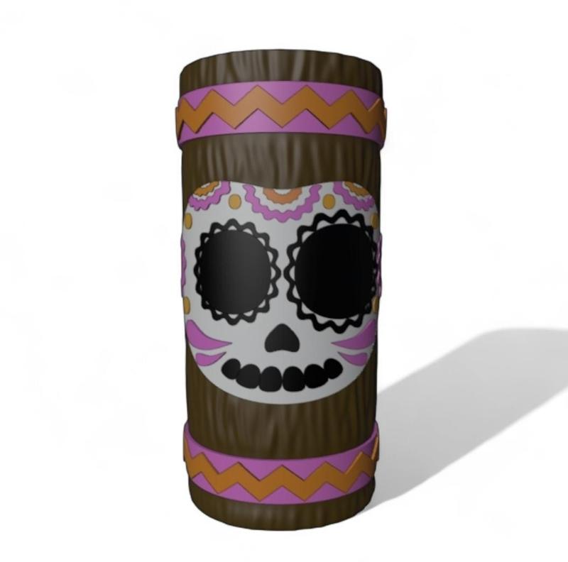 verre coco tete de mort dias de los muertos v2