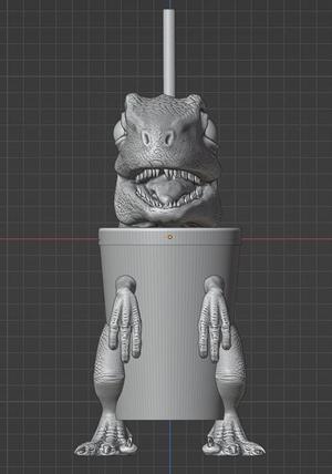 Velociraptor cup - Dinosaur