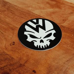 VW skull coaster
