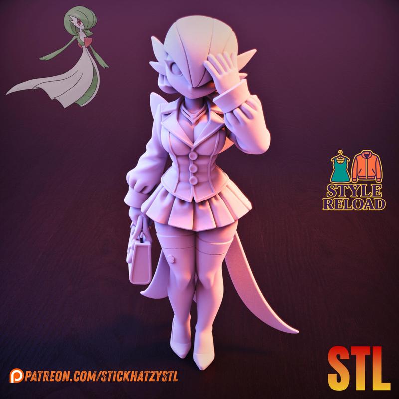 Gardevoir – STL Model | Style Reload Collection