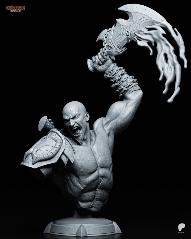 Kratos - God of War - Bust