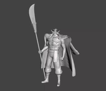 White Beard Edward Newgate 3D Model