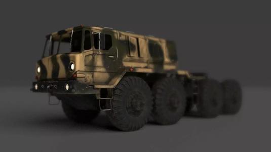 maz 537 truck 3d model for 3d print