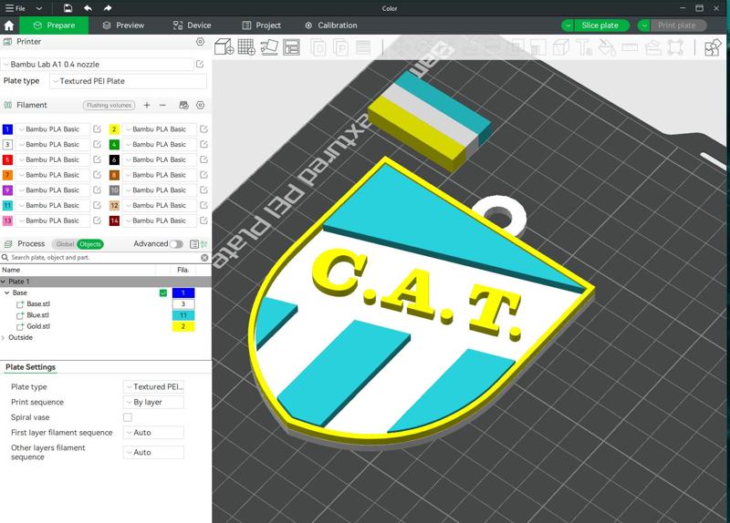 AFA Atlético Tucumán club Coaster necklace and keychain Color Printable