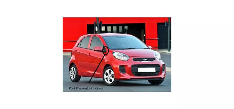 Kia Picanto door post Blackout