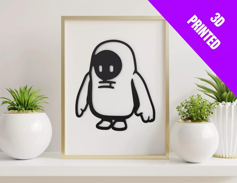 FALL GUYS ULTIMATE KNOCKOUT WALL DECORATION - 3D PRINTED