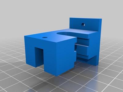 E3D Lite6 Direct Extruder Groove Mount for Prusa i3 X Carriage 