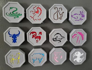 Zodiac Talismans - Internal Magnets