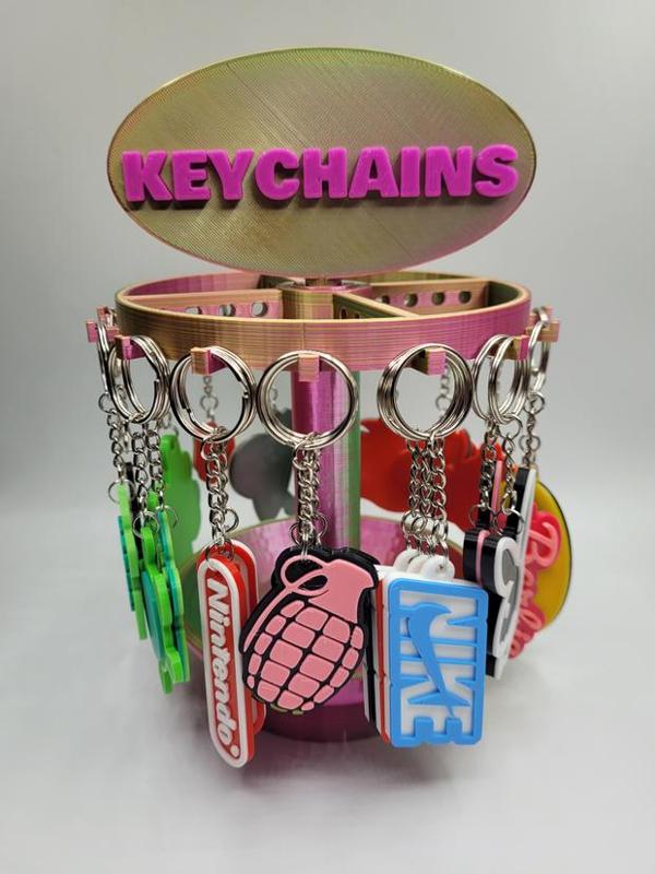 Keychain Display (now with more levels)