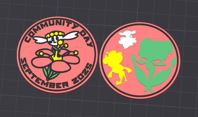 Pokemon Go Community Day #108 coin - Flabébé