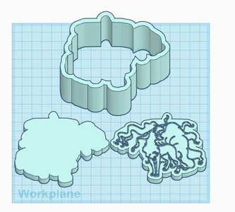 Pokemon: Alolan Ninetails 3 Piece Bath Bomb Mold