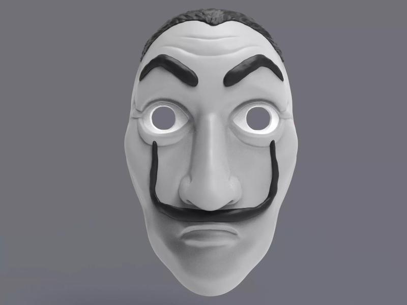 Mask Salvador Dali La casa de papel