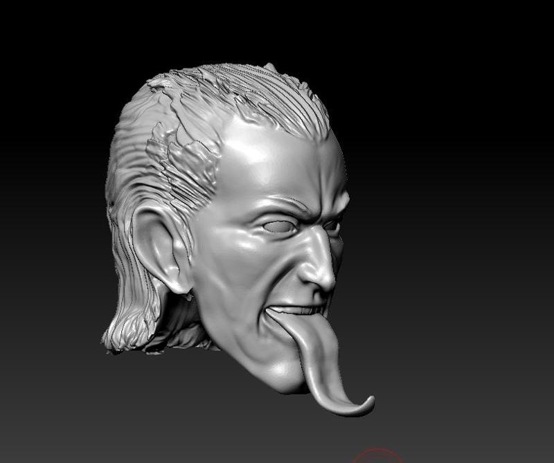 METAL GEAR SOLID 3 THE FEAR 1/6 HEAD FOR CUSTOM ACTION FIGURES FOR 3D PRINTING