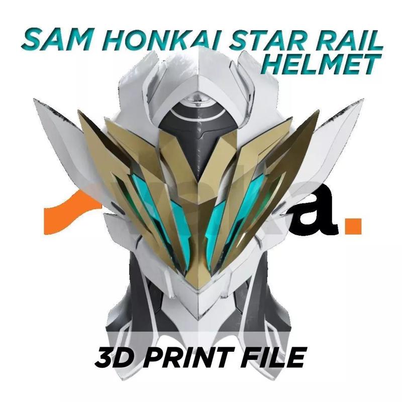 Stellaron Hunter Firefly Sam Honkai Star Rail 3D Model Helmet