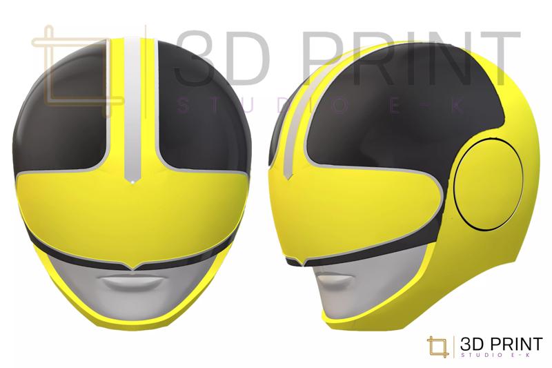 Power Rangers Time Force Yellow Ranger helmet
