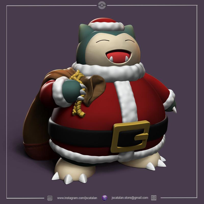 Santa Snorlax (pokemon)