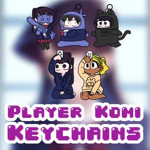 Playtime Komi san Keychains pack (Komi can't communicate)
