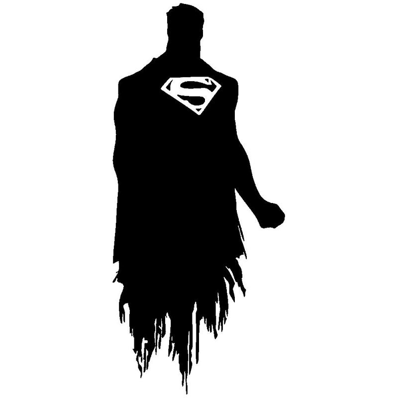 Superman wall decal