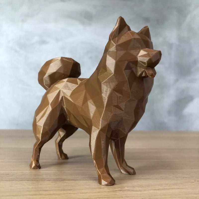 Low Poly German Spitz - Pomeranian