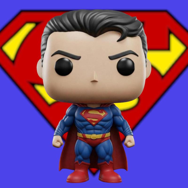 Superman Funko Pop – Custom 3D