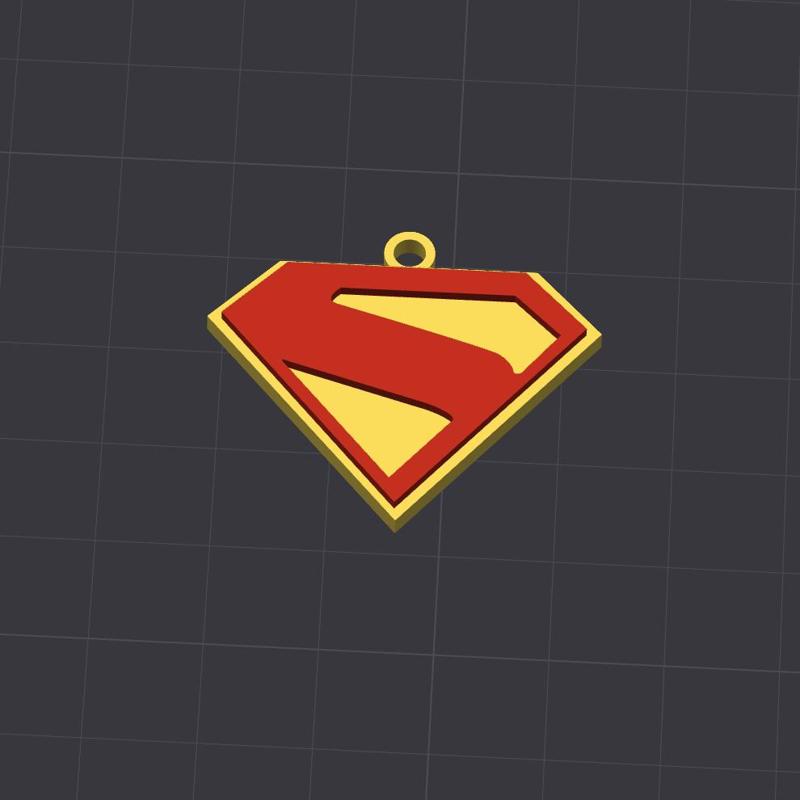 Superman 2025 Keychain Logo