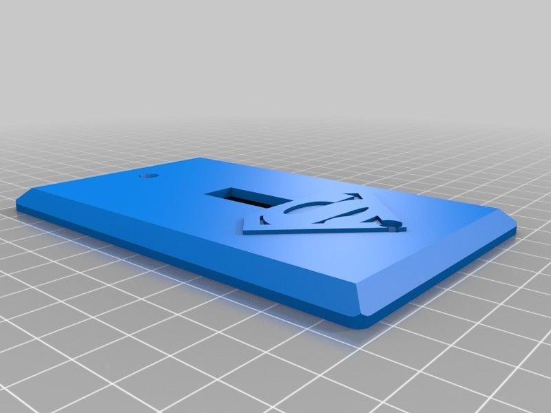 Superman Insignia Logo Light Switch Plate