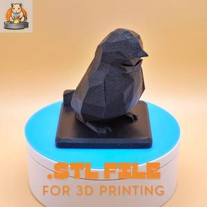 Dapper Penguin Geometric Phone Stand