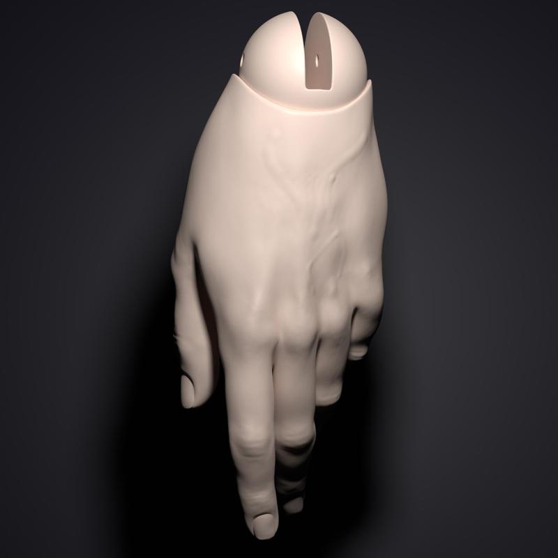 Model DF - Sculpted Hands for Ball-Jointed Doll