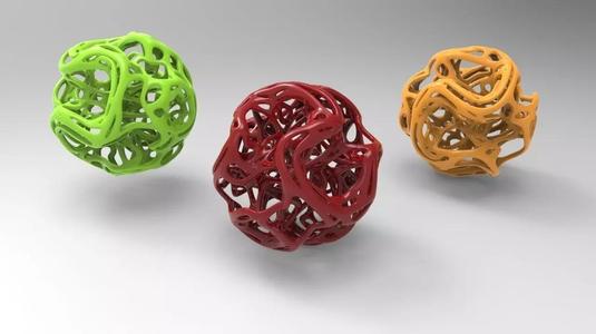 Coranoid three colorful spheres