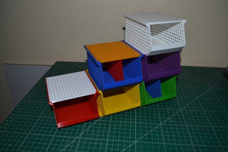 Stackable Storage Bins Customizable v2.0