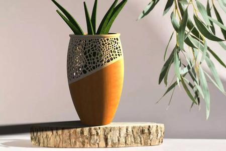 Honeycomb flower pot-ready to print