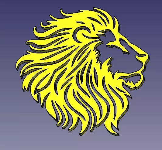 Lion Head Wall Decor